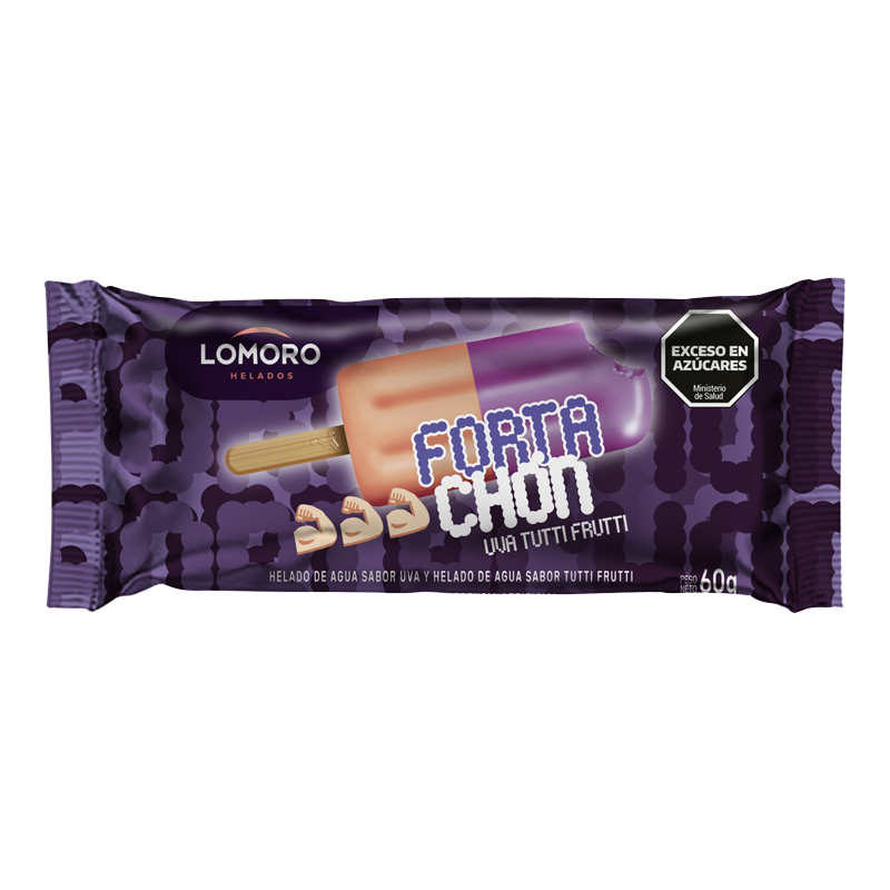 Fortachón Uva Tutti Frutti 60g x 40 unidades